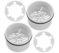 2 Pcs Tubes Filtre Cheveux Douche, Crépine de Douche pour Cheveux | Récupérateur pour siphon de douches compatible avec siphon Viega Tempoplex 6960, 6961, 6962 et 6963, siphon de douches