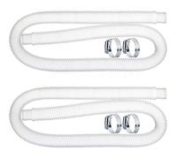 2 pcs Tuyau de Rechange de Piscine 32mm Tuyau de Filtration de 15 M pour 300/330/530/1000 GPH