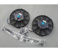 2 PCS Ventilateurs de radiateur électrique universels minces 35,6 cm disponibles