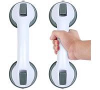 2 PCS Ventouse de Poignée Douche Poignée de Sécurité Portable Poignées de Douche Sans Perçage Barres d'appui de Salle de Bain