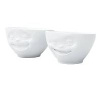 2 petits bols en porcelaine 200 ml - Rieur et Clin d'o