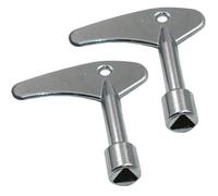 2 Pièce Clé Triangulaire en Métal,Clés Triangulaires e la Boîte du Compteur pour Armoire de Compteur Électrique à Eau de Gaz
