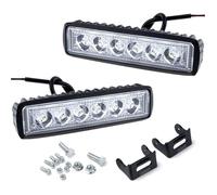 2 Piece Phare de Travail LED,12v 24v Projecteur Spot Phare de Travail Longue Portee LED Phare pour Moto Voiture Camion Tracteur SUV