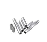 2 pièces-10 pièces/lot M2 M2.5 M3 M4 M5 M6 M8 M10*L Entretoise ronde en aluminium Goujon rallonge écrou long L = 6 mm à 100 m((L)12mm,M2.5 10PCS)