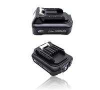 2 pièces 12V 2,0Ah 2000mAh BL1021B Batterie pour Makita BL1016 Bl1041B BL1040B BL1020B DF031D DF0331D TD110D JR103D JR105D HSS01D HP332D MP100DZ CP100DZ DC10WC DC10SB