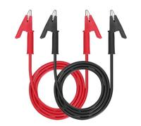 2 pièces 15A 1M pinces crocodiles à plomb de Test for clipser les fils en Silicone robustes