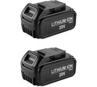 (2 pièces) 20V 6000mAh Lithium-Ion batterie de rechange pour DeWalt 18V DCB184 DCB200 DCB182 DCB180 DCB181 DCB182 DCB201 DCB206 L50