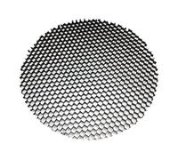 2 pièces 25 30 35 40 45 50 55 60-100 MM Abat-jour LED Capot Downlight Spot Rond Nid d'abeille Maille Couverture Noir Anti-éblouissement(50mm)