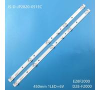 2 Pieces 450mm LED Rétro-Éclairage bande 5 lampe pour AKAI 28 en effet TV JS-D-JP2820-051EC(60416) E28F2000 D28-F2000 BBK 28LEM-1044/T2C LD-28SR4215BT ""Nipseyteko