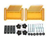 2 Pièces 6.5In/3.5In Planche de Plumes Pour Le Bois ensemble Planches de Plumes Jaunes Pour Scie à Table Scie à Ruban Clôture Routeur Table accessoires de Scie à Ruban Kit D'Outils à Main D'aide à La
