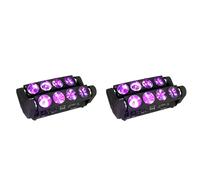 2 pièces 8x15W 4in1 RGBW faisceau tête mobile lavage DJ barre stroboscopique effets de scène Led araignée lumière Lumière chaude
