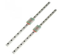 2 Pièces 9mm Guide Linéaire Rail Miniature MGN9 400mm Rail Linéaire et 2 Pièces MGN9H Glissière de Rail Miniature