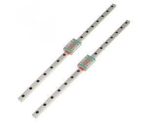2 Pièces 9mm Guide Linéaire Rail Miniature MGN9 400mm Rail Linéaire et 2 Pièces MGN9H Glissière de Rail Miniature