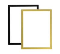 2 Pièces A3/A4 Cadre D'affichage Magnétique, Adhésif Pour Signe Enseignes, Pochette Cadre D'infArgentmation Fermeture Magnétique, Murs Et Fenêtres