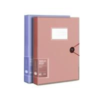 2 pièces A4 dossier de livre données multi-fonction insert transparent tri et d'organisation à feuilles mobiles 60 pages stockage fichiers extension fichier
