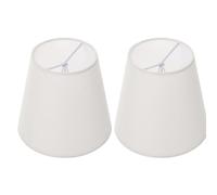 2 pièces Abat-jour Cylindrique E14 pour Lampe de Table 14x14x13cm | Structure en Fer, Style Moderne et Élégant, Accessoire Décoratif pour Applique, à Suspendre ou Lampadaire