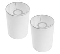 2 Pièces Abat-jour Rond Blanc pour Lampadaire, Compatible E27 | Style Moderne Élégant, Installation Facile, Entretien Simple, Usage Polyvalent, pour Salon ou Autres Espaces