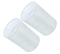 2 Pièces Abat-jour Rond pour Lampe de Table, Lin et Métal | Couverture de Rechange pour Bureau ou Chevet, Glow Doux, Entretien Facile, Design Moderne Minimaliste