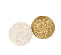 2 Pièces Abat-jour Tissé Simple pour Lampe, Chambre, Trou 6cm