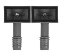 2 Pièces Accessoire de Vidage avec Joint Silicone, Lot 2 | Plastique et Silicone, Remplacement sans Outil, Compatible avec Bassins Céramiques, Style Moderne