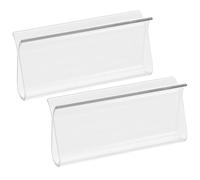 2 Pièces Accessoires de Store Enrouleur R Type, Pince de Poignée | Plastique, Installation Facile, Design sans Cordon, pour Fenêtres et Stores, Blocage Lumineux