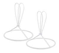 2 Pièces Adaptateur de Pince pour Abat-jour, Harpe à Lampe Ronde | Accessoire D’éclairage à Monter Soi-même, Facile à Ajuster et Léger, pour Restaurant et Maison