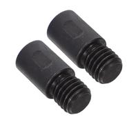 2 Pièces Adaptateur fileté 14 mm vers 5/8-11 noir en acier carbone | Réduction de vibrations, filetage de conversion solide, accessoire pour polisseuse, ponçage du bois et atelier
