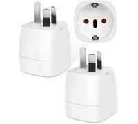 【2 Pièces】 Adaptateur Prise Australie, Adaptateur Voyage Accessoires, FR 2 Broches vers AU 3 Broches Adaptateur Prise