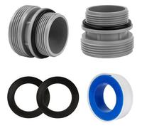 2 Pièces Adaptateur Tuyau Piscine, 4560 Raccord Pompe pour Connecteur Tuyau 40 mm à 1 1/2 Pouces, Compatible Pompes Filtrantes I - a