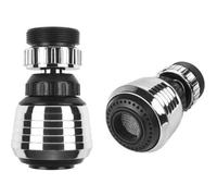 2 Pièces Aérateur de Robinet, 360 Degrés Robinet Rotatif, Filtre Anti Calcaire Robinet Avec 2 Modes Réglable Mousseur Robinet Econo