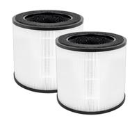 (2 pièces) Air 2000 Filtre de rechange compatible avec le purificateur d'air Bosch Air 2000, filtre HEPA H13, filtre à charbon actif, système 3 en 1, filtration en 3 étapes contre la poussière
