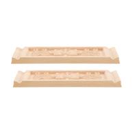2 Pièces Applique en Bois Sculpté Style Européen pour Armoire