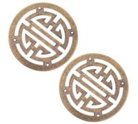2 Pièces Applique en Laiton pour Meubles Rétro, Boîte Bois DIY
