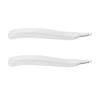 2 Pièces Arrache-agrafes de Type Stylo en Acier Inoxydable | Extraction Manuelle Pratique, Design Portable Blanc, Maison et Bricolage, Débutants comme Experts