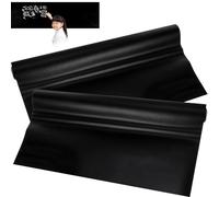 2 Pièces Autocollant Tableau Noir PVC Réutilisable | Surface Effaçable, Grosse Zone D’écriture, pour Tableaux Hebdomadaires, Murs Lisses et Réfrigérateurs