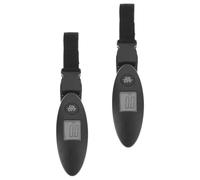 2 Pièces Balance à Bagages Électronique 40kg 88lb en ABS Écran LCD | Lecture Rapide, Format Portable, pour Valises et Bagages, Préparation Voyage, Usage Gare et Bureau Style Aléatoire