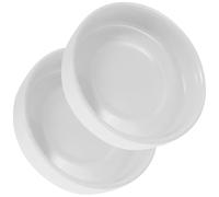 2 Pièces Beurrier Céramique Blanc 3 Pouces, Plat à Sauce Soja | Céramique, Usage Maison et Table, Résiste aux Jus et Soupes, Décoration Sobre, Multifonction