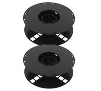 2 Pièces Bobine Range-Câbles à Clips, Rangement Organisé(Perforé | Conception Creuse Gel Flexible, Maintien Rapide, Stockage Compact pour Câbles Réseau, Écran, Chargeur ou Filament