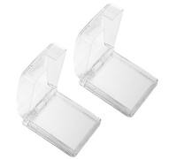2 Pièces Boîte à Douilles Murale Étanche et Anti-éclaboussures | PC Blanc, Protection des Sockets, Usage Jardin et Restaurant, Format 86, Couvercle Mural Multipurpose