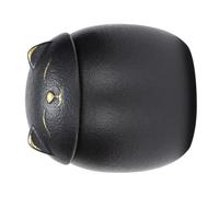 2 pièces Boîte à Thé en Céramique Chat Noir 160ml, Couvercle | Rangement Multifonction, Conserve Fruits Secs et Herbes, Format 9x8,6x8,6cm, pour Maison ou Bureau