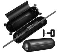2 Pièces Boîte de Jonction de Câbles Extérieure Étanche, Plastique | Protège-rallonge, Installation Facile, Protection Robuste, Limite les Fuites Électriques Dehors