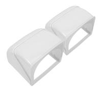 2 Pièces Boîte de Prise Étanche en ABS Blanc pour Prises | Compatible, Montage en Surface ou Encastré, Protège les Sorties, pour Garages, Terrasses