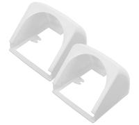 2 Pièces Boîtier de Prise Étanche Blanc en Pc, Protection | Prises Murales Simple Poste, Usage Atelier et Jardin, Protège des Chocs, Pose Facile