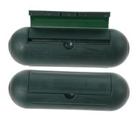 2 Pièces Boîtier Prise Étanche ABS Orange pour Câble et Raccord | Boîte Rallonge Électrique Étanche, Protection Eau Poussière, Usage Extérieur, Connexion Sèche