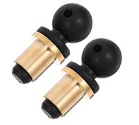 2 Pièces Bouchon à Vin pour Bouteille, Laiton et Silicone | Accessoire Décoratif pour Bar Cuisine, Compatible Bouteilles et Carafes, Usage Polyvalent, Couleur Or