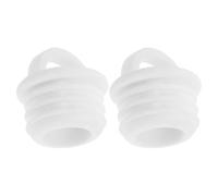 2 Pièces Bouchon de Seau à Serpillière 20mm en Caoutchouc Blanc | Bouchon de Recouvrement de Trou, Bouchon de Remplacement pour Vidange, Prise pour Seau à Serpillière, Usage Quotidien