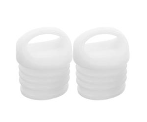 2 Pièces Bouchon en Caoutchouc, Étanchéité Réutilisable | Couvercle de Fermeture Blanc, Installation sans Outils, Structure Simple pour Éviers et Sorties de Seau, la Cuisine