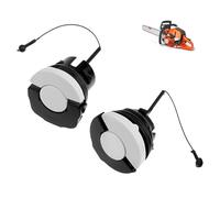2 Pièces Bouchon Essence et d’Huile pour Tronçonneuse Stihl, (1 Grand + 1 Petit) Bouchon Réservoir Essence Huile Remplacement Compatible avec Modèles MS171 MS181 MS192 MS211 MS230 MS231 MS250 MS251