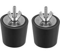 2 Pièces Bouchon Piscine Diamètre 32-38mm Bouchons d'hiver en Caoutchouc avec Boulons Acier Inoxydable Antigel Produit Hivernage