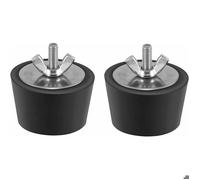 2 Pièces Bouchon Piscine Diamètre 32-38mm Bouchons d'hiver en Caoutchouc avec Boulons Acier Inoxydable Antigel Produit Hivernage P